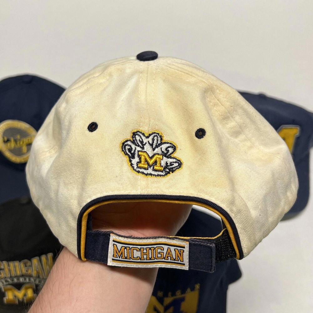 Lot Of 5 VTG Hats Michigan Wolverines Rare The Game Designer Award Signature - Picture 12 of 12